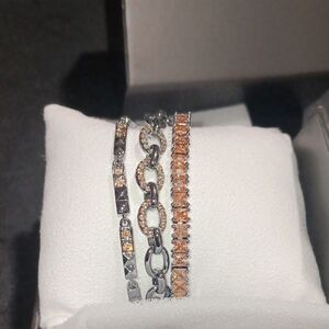 BP Hematite and Smokey Topaz Bracelet